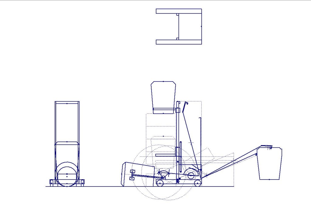 Introduced to the team last year this Geometry was created in AutoDesk Inventor as a place to experiment with mechanism placements and size constraints as well as a reference file for how the mechanisms will fit together.
